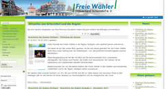 Desktop Screenshot of freiewaehler-schorndorf.de