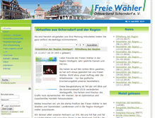 Tablet Screenshot of freiewaehler-schorndorf.de